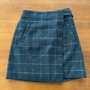 J crew wool blend skirt